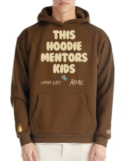 NANA JUDY X AIME Collaboration Hoodie In Brown