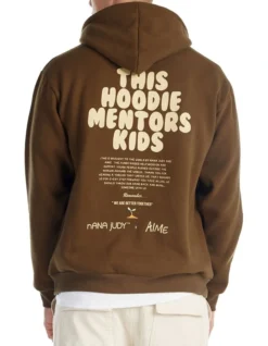 NANA JUDY X AIME Collaboration Hoodie In Brown -Men's Fashion 983293480 3 720x928