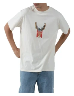 All For One Merch Fit Tee In Cream