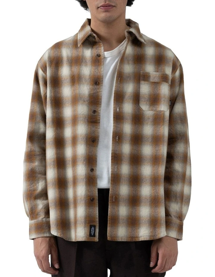 Barrio Long Sleeve Flannel Shirt Rust 7 Barrio Long Sleeve Flannel Shirt Rust - Image 5