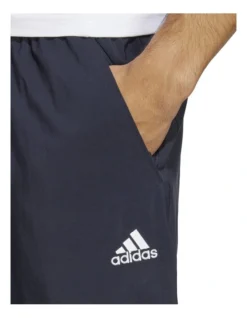 ADIDAS Aeroready Essentials Tapered Cuff Embroidered Tracksuit Bottoms In Blue -Men's Fashion 983552320 4 720x928