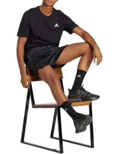 ADIDAS Essentials Single Jersey Embroidered Small Logo T-Shirt In Black -Men's Fashion 983552680 3 720x928