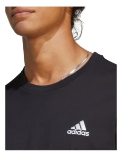 ADIDAS Essentials Single Jersey Embroidered Small Logo T-Shirt In Black -Men's Fashion 983552680 4 720x928