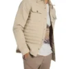 Kenji Padded Shacket In Beige -Men's Fashion 984040210 1 720x928