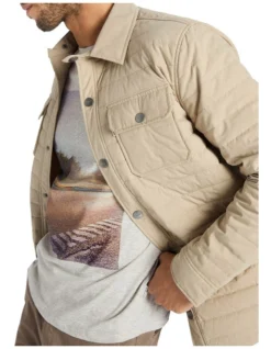 Kenji Padded Shacket In Beige -Men's Fashion 984040210 3 720x928