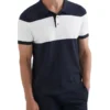 French Connection Block Stripe Knit Polo -Men's Fashion 984873070 1 720x928