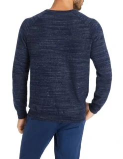 Marlo Crew Neck Knit In Blue -Men's Fashion 985319650 4 720x928