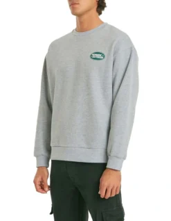 Jock Relaxed Sweater In Grey -Men's Fashion 985707280 3 720x928