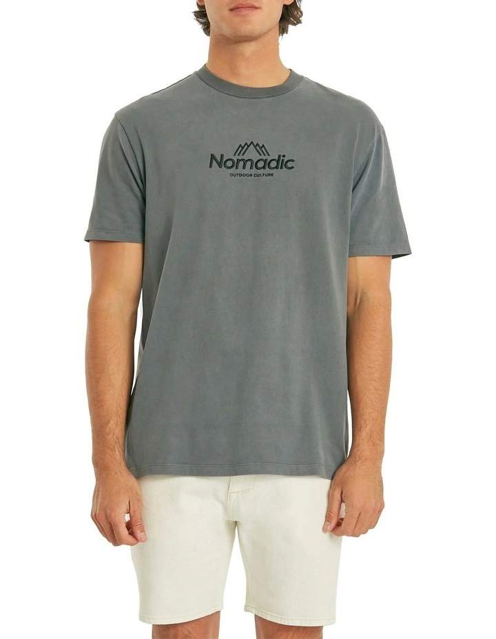 Little Rock Relaxed Tee In Grey 3 Little Rock Relaxed Tee In Grey