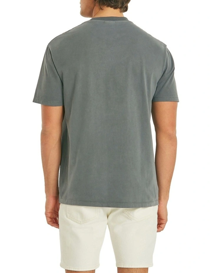 Little Rock Relaxed Tee In Grey 4 Little Rock Relaxed Tee In Grey - Image 2