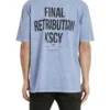 Retribution Box Fit Tee In Blue -Men's Fashion 985708990 1 720x928