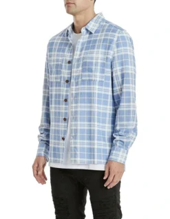 Trusted Casual Long Sleeve Shirt In Blue