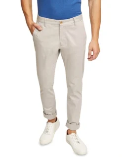 Oxford Stretch Skinny Fit Chinos In Grey -Men's Fashion 986193100 4 1 720x928