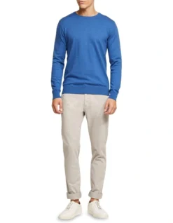 Oxford Stretch Skinny Fit Chinos In Grey -Men's Fashion 986193100 5 1 720x928