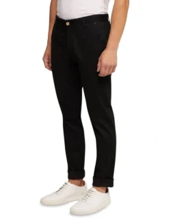 Oxford Stretch Skinny Fit Chinos In Black -Men's Fashion 986193280 2 1 720x928