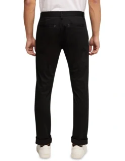 Oxford Stretch Skinny Fit Chinos In Black -Men's Fashion 986193280 3 1 720x928