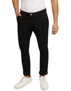 Oxford Stretch Skinny Fit Chinos In Black -Men's Fashion 986193280 4 1 720x928
