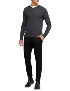 Oxford Stretch Skinny Fit Chinos In Black -Men's Fashion 986193280 5 1 720x928