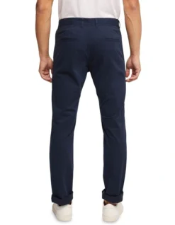 Oxford Danny Casual Organic Cotton Chinos In Flint -Men's Fashion 986193730 3 720x928