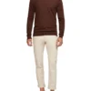 Oxford V-Neck Pure Merino Wool Pullover In Brown -Men's Fashion 986195980 1 720x928