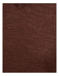 Oxford V-Neck Pure Merino Wool Pullover In Brown -Men's Fashion 986195980 6 720x928