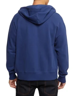 Oxford Lukas Zip Up Hoodie In Blue 10 Oxford Lukas Zip Up Hoodie In Blue -Men's Fashion 986197960 3 1 720x928
