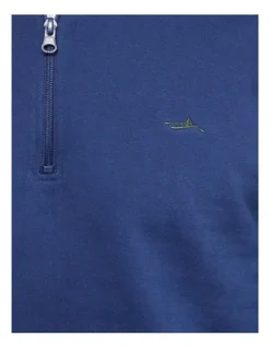 Oxford Wyatt Zip Neck Sweater Shirt In Blue 13 Oxford Wyatt Zip Neck Sweater Shirt In Blue -Men's Fashion 986198860 6 1 720x928