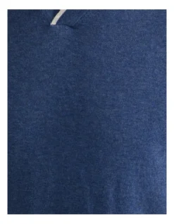 Oxford Reiss Tipping Collar Long Sleeve Knit Polo In Blue 11 Oxford Reiss Tipping Collar Long Sleeve Knit Polo In Blue -Men's Fashion 986201290 6 720x928