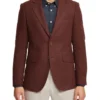 Oxford Blake Wool Rich Blazer In Red -Men's Fashion 986203090 1 720x928