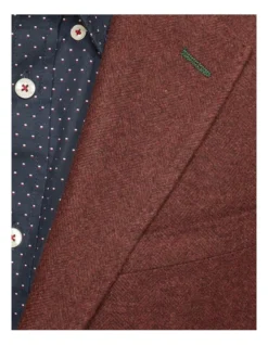 Oxford Blake Wool Rich Blazer In Red -Men's Fashion 986203090 6 720x928