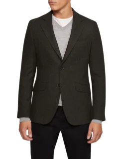 Oxford Blake Wool Rich Blazer In Green -Men's Fashion 986203270 5 720x928