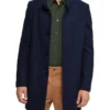 Oxford Dunbar Checked Wool Rich Overcoat In Blue -Men's Fashion 986204080 1 720x928