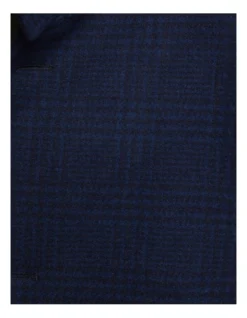 Oxford Dunbar Checked Wool Rich Overcoat In Blue -Men's Fashion 986204080 6 720x928