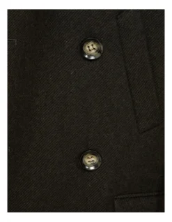 Oxford Mason Wool Rich Twill Overcoat In Green -Men's Fashion 986204530 6 720x928