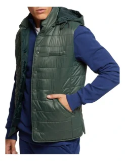 Oxford Bruno Eco Filling Puffa Vest In Green -Men's Fashion 986206600 4 1 720x928