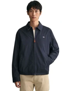 Gant Cotton Windcheater In Evening Blue