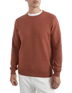 French Connection Lightweight Knit In Brown