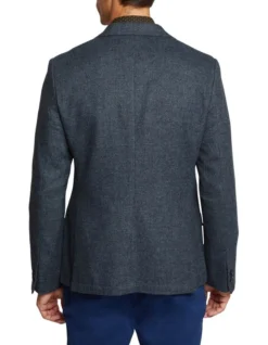 Oxford Milton Wool Rich Blazer In Blue -Men's Fashion 987064300 3 720x928