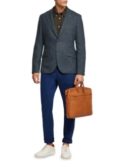 Oxford Milton Wool Rich Blazer In Blue -Men's Fashion 987064300 5 720x928