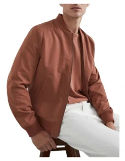 French Connection Bomber Jacket In Brown -Men's Fashion 989921350 4 720x928