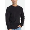 Brixton Reserve Thermal Long Sleeve Tee In Black -Men's Fashion 989980750 1 720x928