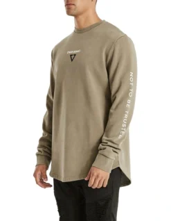 Phantom Dual Curved Sweater In Brown 9 Phantom Dual Curved Sweater In Brown -Men's Fashion 990395290 4 720x928
