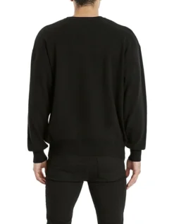 Vandenberg Relaxed Knit In Black -Men's Fashion 990396280 3 720x928