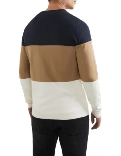 French Connection Block Stripe Knit In Multi -Men's Fashion 990494920 3 720x928