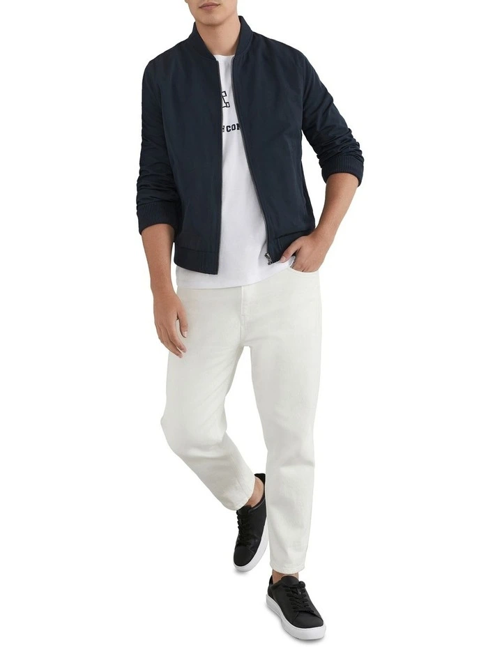 French Connection Bomber Jacket In Navy 4 French Connection Bomber Jacket In Navy - Image 2