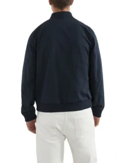 French Connection Bomber Jacket In Navy 8 French Connection Bomber Jacket In Navy -Men's Fashion 990496000 3 720x928