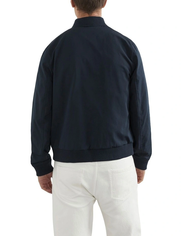 French Connection Bomber Jacket In Navy 5 French Connection Bomber Jacket In Navy - Image 3