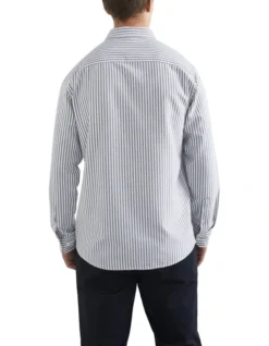 French Connection Oxford Regular Fit Shirt In Blue/White 8 French Connection Oxford Regular Fit Shirt In Blue/White -Men's Fashion 990504730 3 720x928