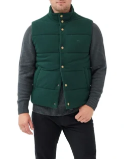 Lake Ferry Vest In Green