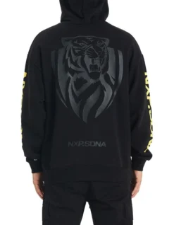 Richmond Relaxed Fit Hoodie In Black